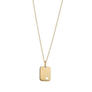 9ct Yellow Gold Disc