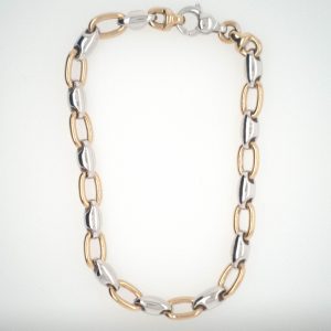 9ct White & Yellow Gold Bracelet